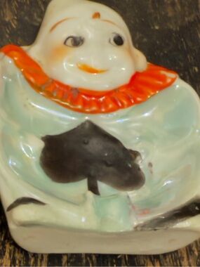 Cute Trinket Holder, WhatNot, Clown Ashtray
